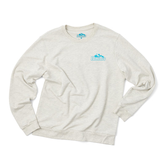 Hiking Adventures Sweatshirt Adult - Heathered Oatmeal