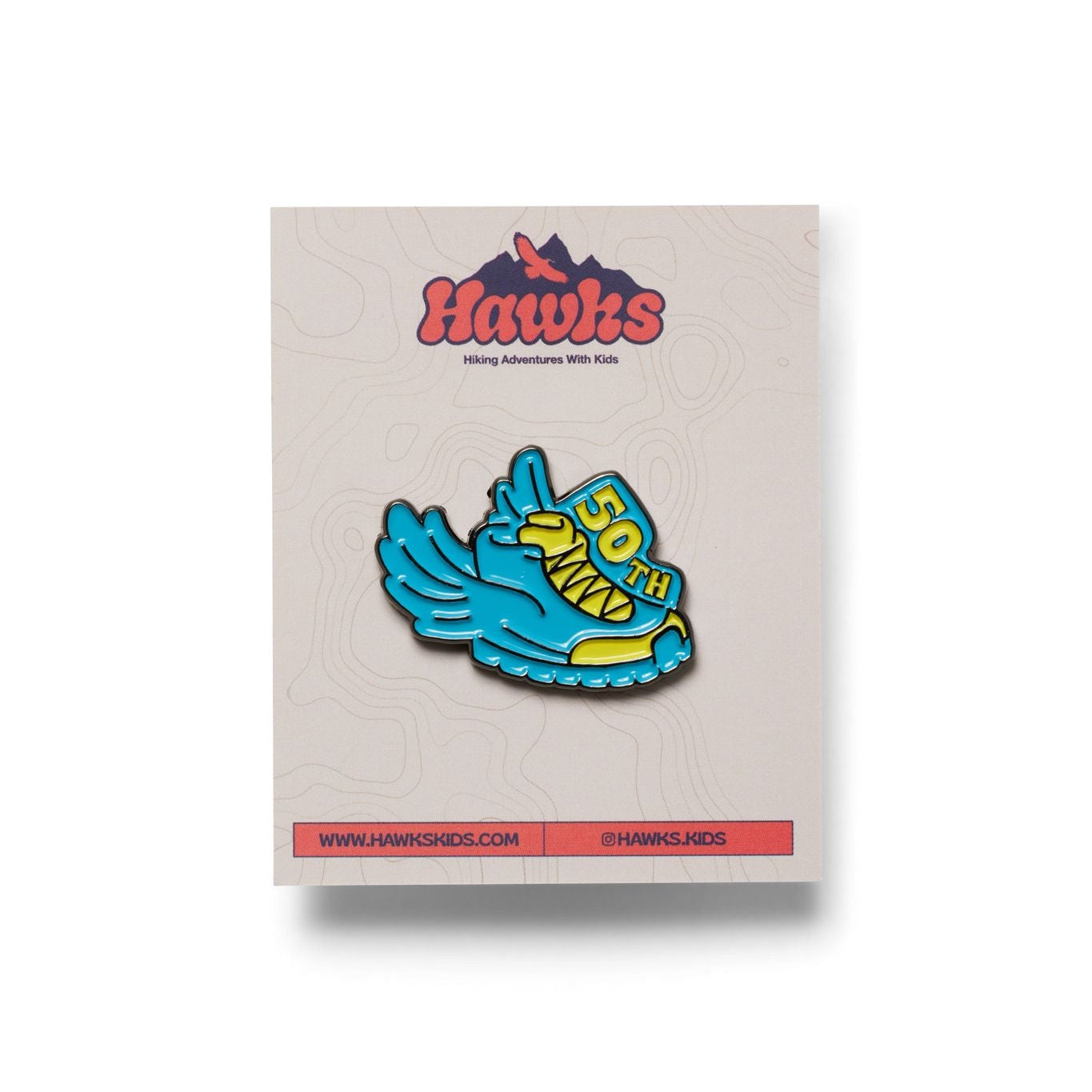 50th Hike Enamel Pin