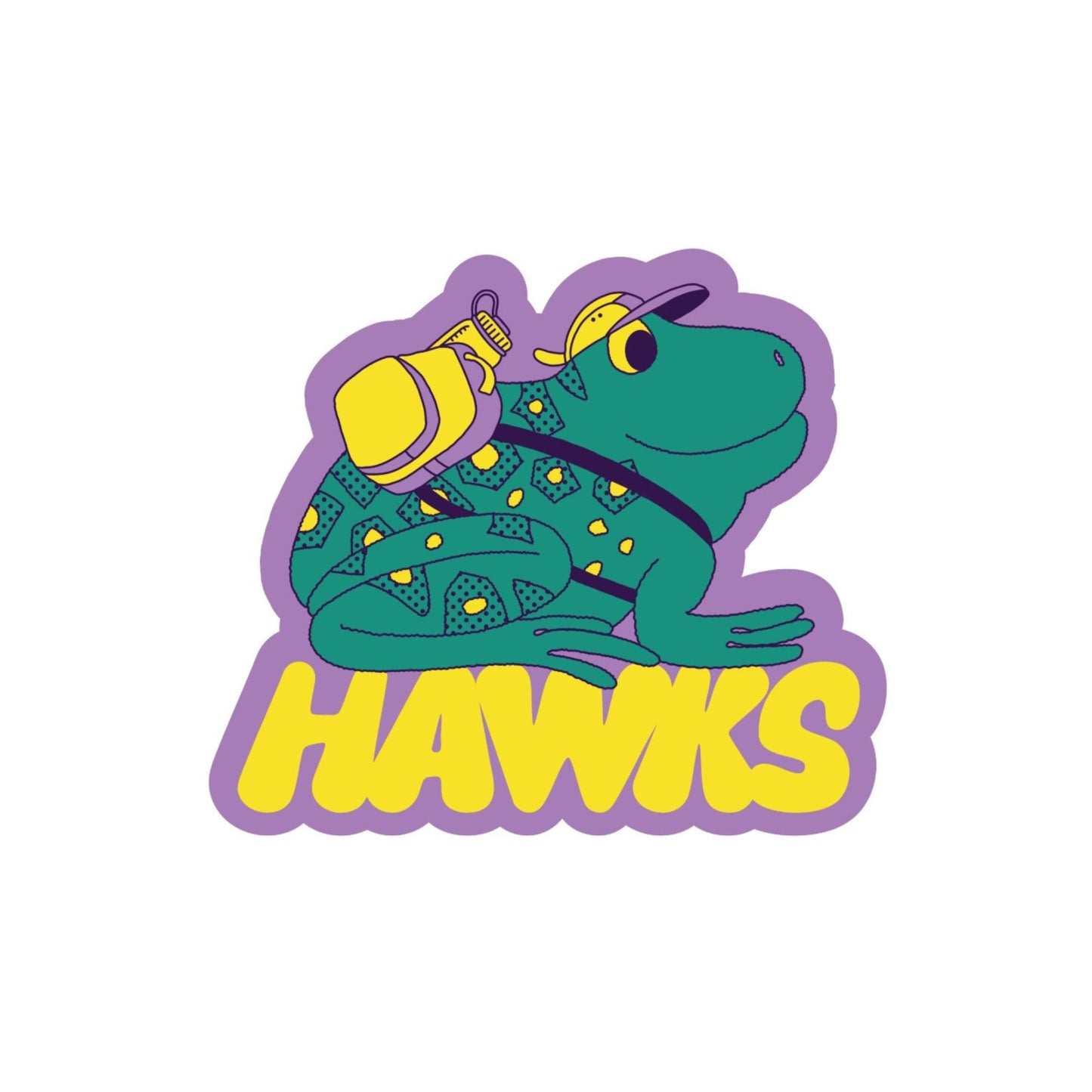 HAWKs Frog Sticker (pack of 250)