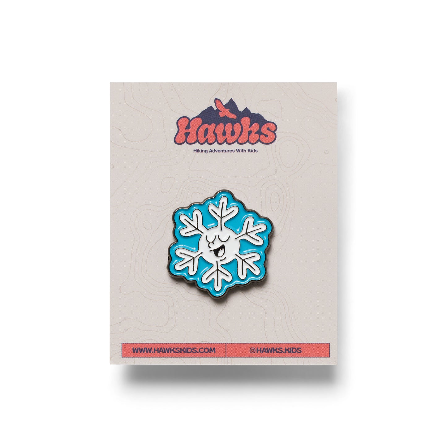 Silly Snowflake Enamel Pin