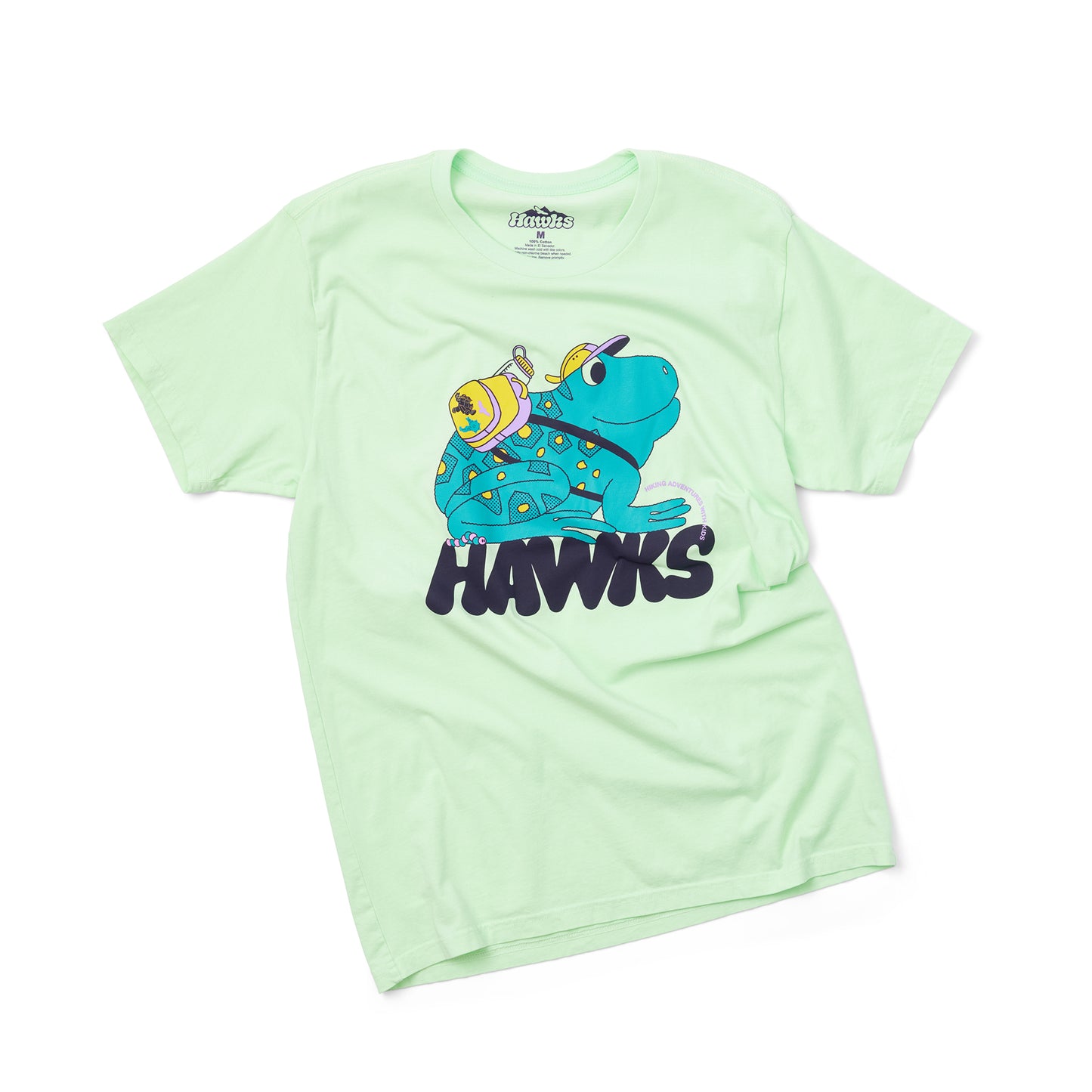 Hawks Frog Tee Adult - Lichen