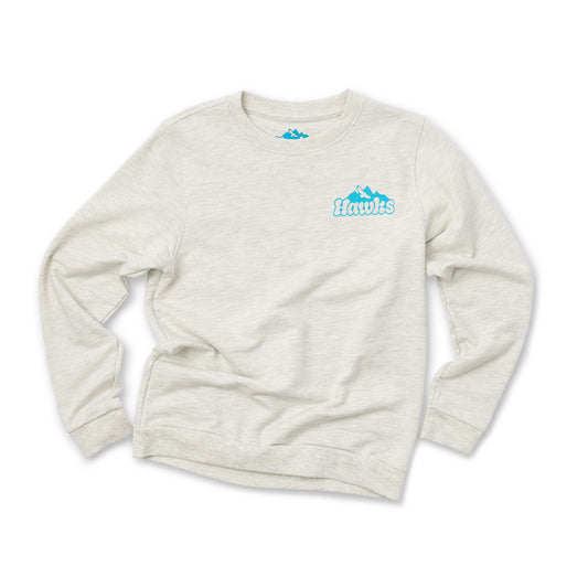 Hiking Adventures Sweatshirt Kids - Heathered Oatmeal