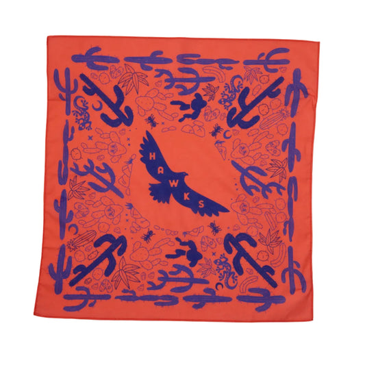 HAWKs Desert Bandana - poppy