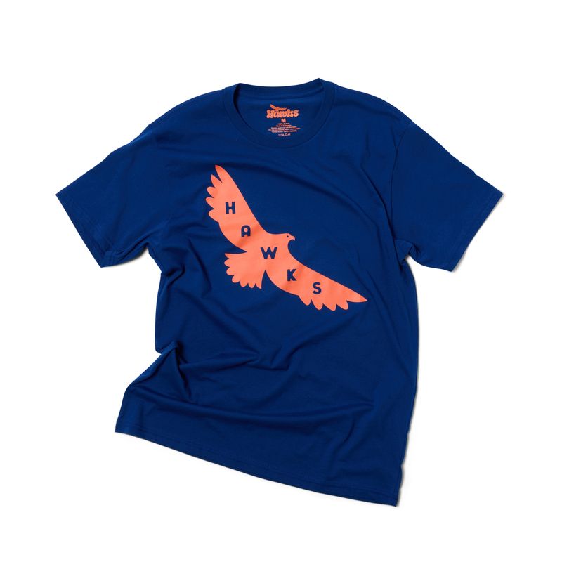Flying HAWKs Tee Adult - Ocean