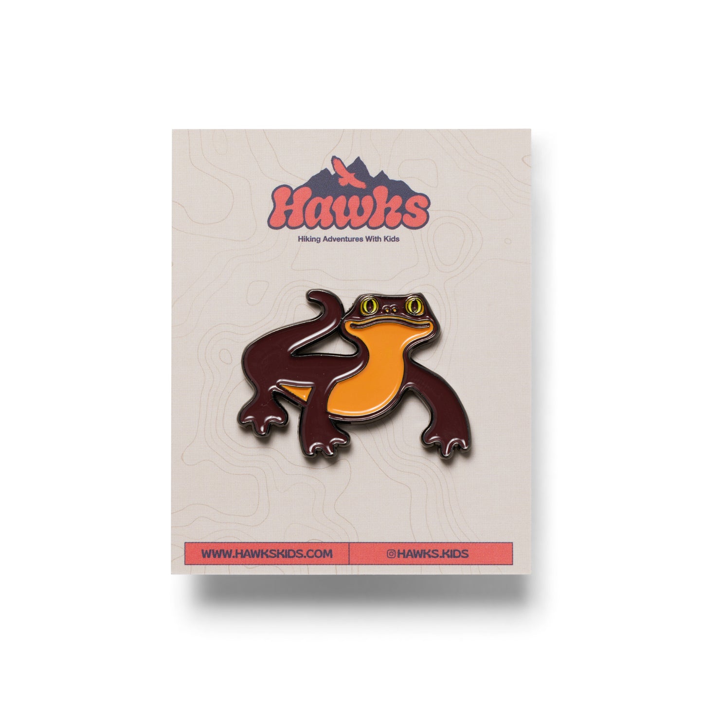 California Newt Enamel Pin