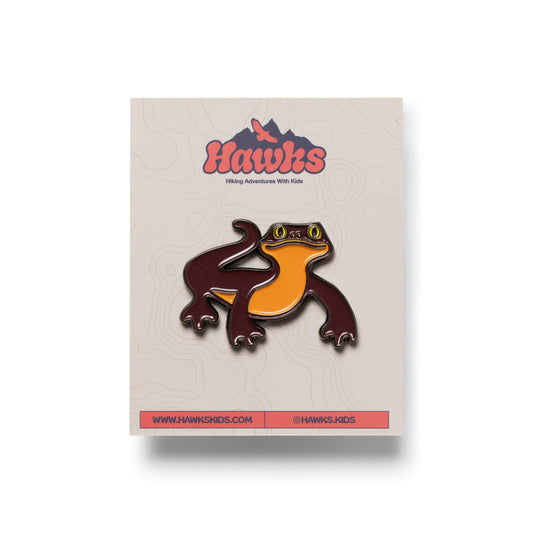 California Newt Enamel Pin