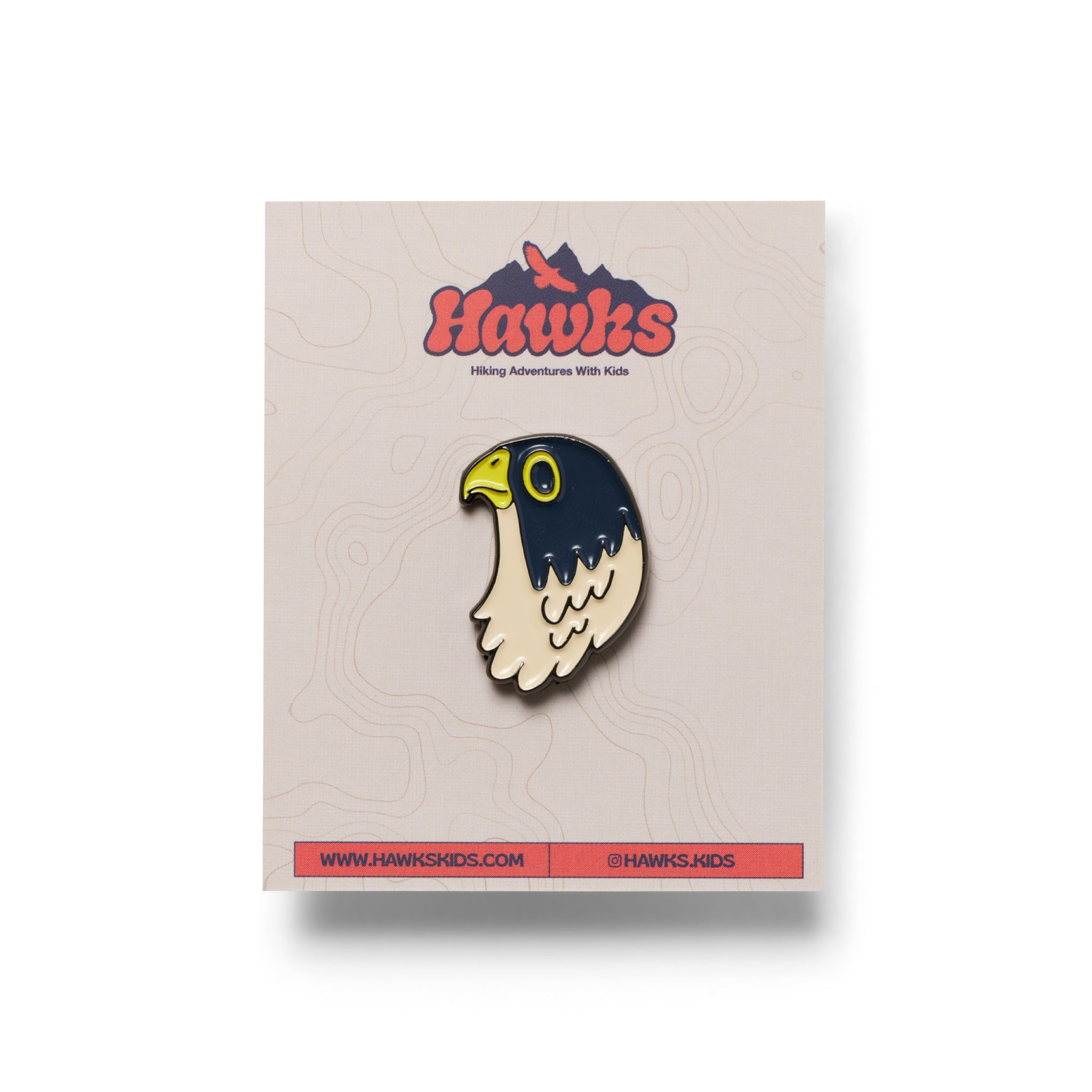 Peregrine Falcon Enamel Pin – HAWKs