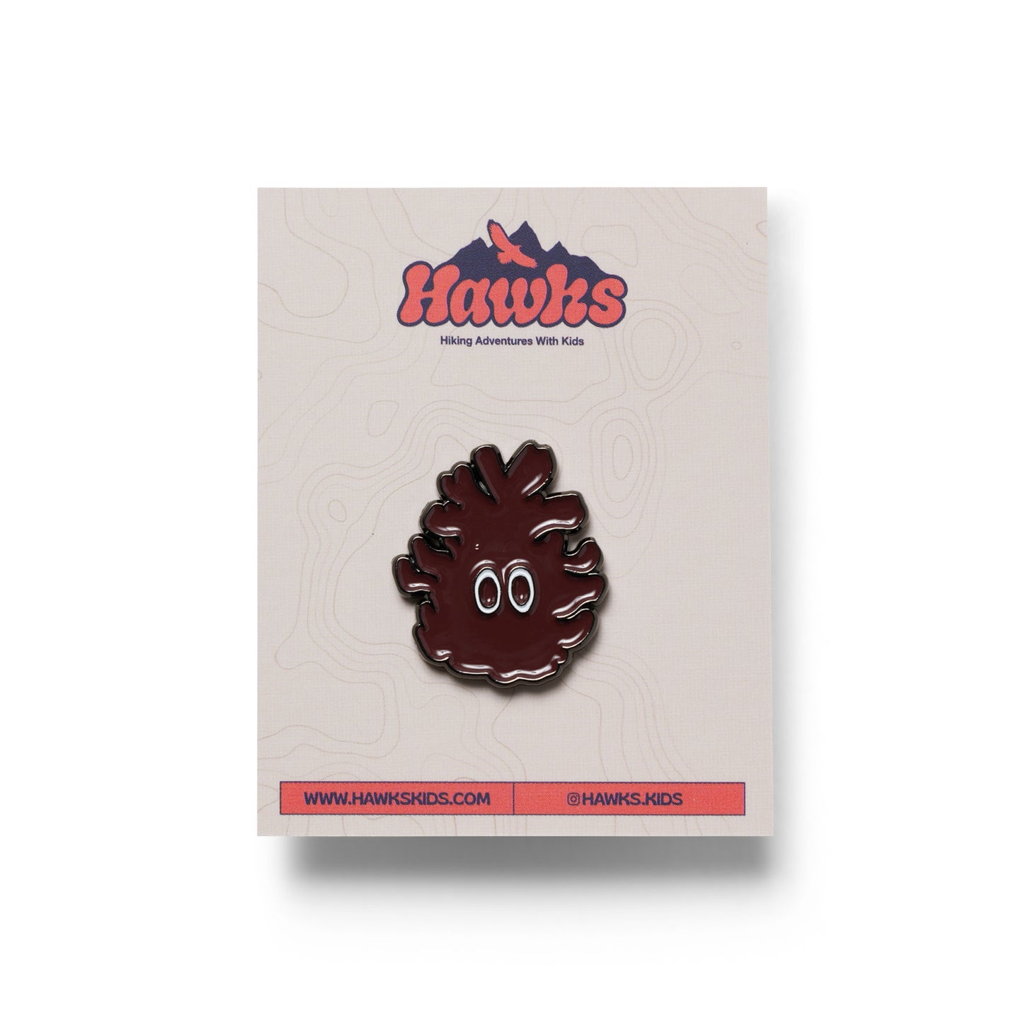 Fall Camp Pinecone Enamel Pin