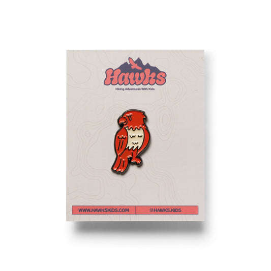Red-Tailed Hawk Enamel Pin